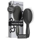 Cepillo para el cabello Mini Desenredante FRAMAR para viaje en negro mate