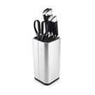 Cepo suporte organizador de facas e tesouras em inox 23x10cm