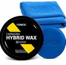 Cera Automotiva Vonixx Carnaúba Hybrid Wax Pasta com Brilho Espelhado de 240g com Aplicador e Toalha Microfibra