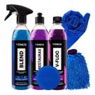 Cera Blend + Shampoo Automotivo V-floc + Restaurax Vonixx Cera Blend + Shampoo Automotivo V-floc + Restaurax Vonixx