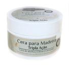Cera Cristal Tripla Ação Madeira Wood Wood 200G Brilho Proteção Hidratação