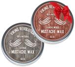 Cera de bigode Viking Revolution Strong Hold, pacote com 2
