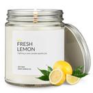 Cera de soja 1OAK, aroma de limão fresco, 200g, 40h, tempo de queima
