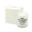 Cera de soja natural Candle Lihome com aroma de baunilha e coco 198g