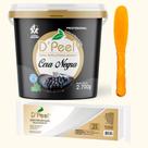 Cera Depilação intima Cera Negra 2,700kg +1 Pacote Lenço TNT-25 Un+1 Espátula Acrílica COR Aleatoria