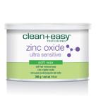 Cera depilatória Clean + Easy Zinc Oxide Ultra Sensitive 414ml Cera depilatória Clean + Easy Zinc Oxide Ultra Sensitive 414ml