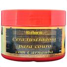 Cera Lustradora 250g Ed para Couro com Carnauba Hidratante e Renovadora Brilhocor para Bolsas Sapatos Selas e Jaquetas