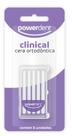 Cera Ortodôntica Clinical 5 Unid Proteção, Conforto e Alívio de Irritação para Aparelho Dental Powerdent