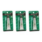 Cera para Bigode Clubman Pinaud Preta 15mL (Kit com 3) com Pente