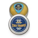Cera para bigode State Trooper Stache Wax de fixação média 30 ml