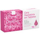 Cera quente depilação depilflax rosa 1kg tabletes