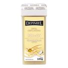 Cera Roll-On Chocolate Branco e Coco Depimiel 100g - Depilação Eficiente