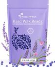 Ceras em pérolas Mallowwax Lavanda cera dura sem tiras para depilação