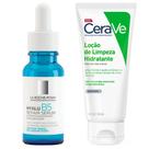 Cerave e La Roche Posay Kit Loção de Limpeza + Sérum Anti-Idade