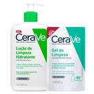 CeraVe Kit - Loção de Limpeza + Gel de Limpeza Facial