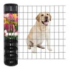 Cerca de Arame FOREHOGAR Revestida em PVC Preto 60cm x 7,6m 16GA
