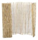 Cerca De Fibra Natural Para Jardim 100x500 Cm Bege