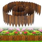 Cerca de Jardim Alphatool em Madeira de Pinus 4 m x 30 cm Rústica Cerca de Jardim Alphatool em Madeira de Pinus 4 m x 30 cm Rústica
