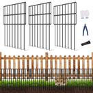 Cerca de proteção para animais de jardim Eibikdi 43 cm x 8,2 m, resistente à ferrugem Cerca de proteção para animais de jardim Eibikdi 43 cm x 8,2 m, resistente à ferrugem