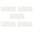 Cerca de treliça vidaXL Firwood expansível 70,9x23,6 Conjunto de 5