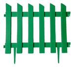 Cerca Decorativa Kit 3 Jardim Ripa Plástico Verde Faz 1 mt P