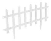 Cerca Decorativa Plastica Branca 24x64cm Jardim