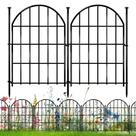 Cerca para Jardim CHTSJQW, 32 Peças, 10,5 m, Metal Antiferrugem