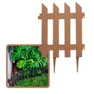 Cerca para jardim decorativa kit com 10 metros plástico reciclado