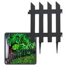Cerca para jardim decorativa kit com 10 metros plástico reciclado