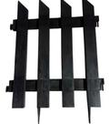 Cerca Para Jardim Grande Kit 12 Decorativa Preta G Faz 4 Mt