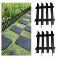Cerca Para Jardim Grande Kit 3 Decorativa Preta G Faz 1 mt