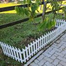 Cerca Para Jardim Grande Kit 6 Decorativa Branca Faz 2 mts