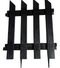 Cerca Para Jardim Grande Kit 9 Decorativa Preta G Faz 3 Mt