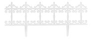 Cerca Plastica Decorativa Branca 28x90 Cm Elegancia