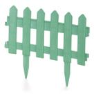 Cerca Plástica Decorativa Jardim Decoração Verde 40x29 Cm
