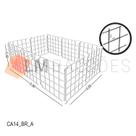 Cercadinho Aramado Branco Para Pet - 0,90 X 0,40 X 0,60m