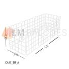 Cercadinho Aramado Branco Para Pet - 1,20 x 0,30 x 0,40m