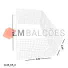 Cercadinho Aramado Branco Para Pet - 1,50 X 0,60 X 0,90m