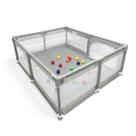 Cercadinho Bebe Infantil com klit de 20 Bolinhas Coloridas