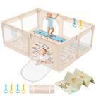 Cercadinho de bebê extra grande Playard Abdtech 180x150 cm