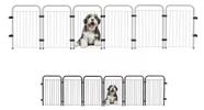 Cercadinho Dobrável 6 Módulos 51cm Divisor de Ambientes para Pets Cães Gatos Cachorros