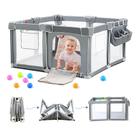 Cercadinho dobrável para bebês Playard CAPAKIDS 127x127 cm com tapete