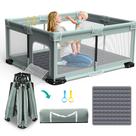 Cercadinho dobrável Playard ICAREWAY 180x150 cm com tapete