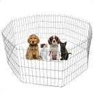 Cercadinho Dog/Cat Móvel Dobrável Portátil Pet 8 Telas 60x60 Cães Cachorro
