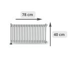 Cercadinho em pvc 40 cm-kit 2 lados para cachorro pequeno porte