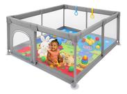 Cercadinho Para Bebe Chiqueirinho Infantil com Bordas Laterais Protegidas Pets 150x180x68cm Pipdip Cercadinho Para Bebe Chiqueirinho Infantil com Bordas Laterais Protegidas Pets 150x180x68cm Pipdip