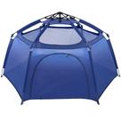 Cercadinho para Bebês Alvantor Play Yard 7'x7'x44" - Com Dossel Azul Marinho