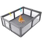 Cercadinho para bebês Cholena Large Play Yard com porta 200x150cm