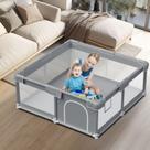 Cercadinho para bebês Zikopomi Safe Anti-Fall Baby Play Yard 127x127cm