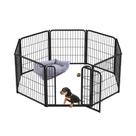 Cercadinho para Cães FXW Homeplus - 8 Painéis para Interior
